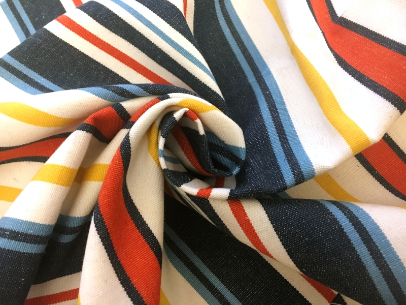 Cotton Upholstery Woven Stripe1