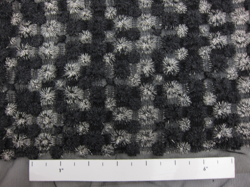 Wool Metallic Embroidered Illusion1