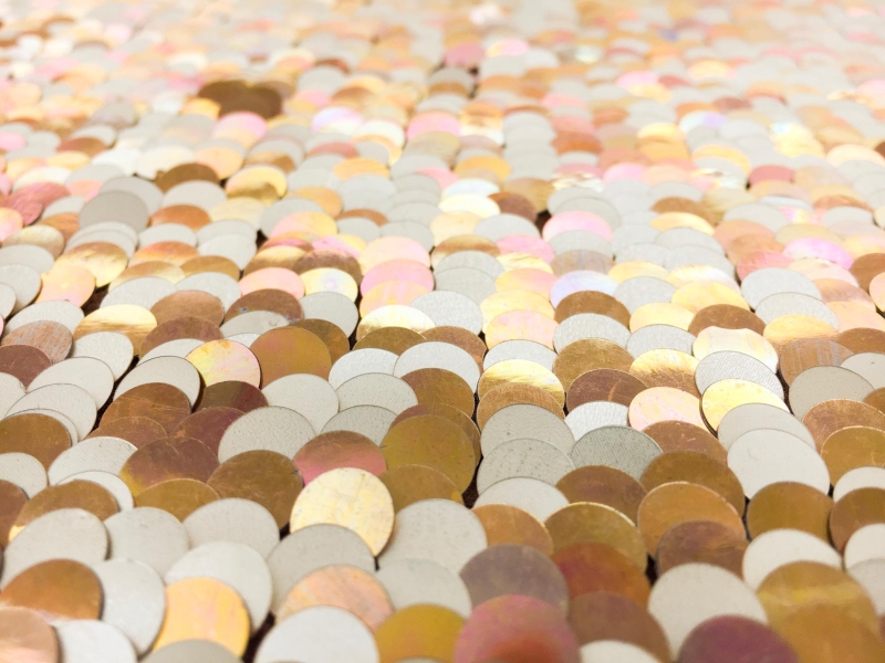 Novelty Pailettes on Silk Chiffon2