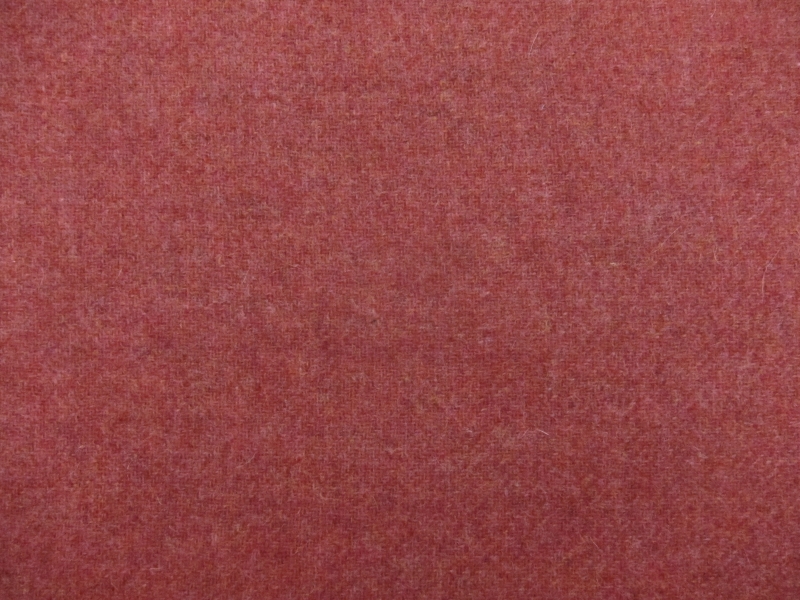 Wool Harris Tweed in Brick Red0