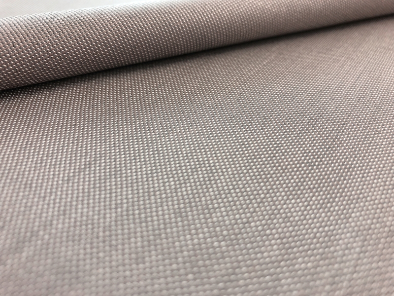 Wool Silk Blend Sharkskin Suiting in Wheat0