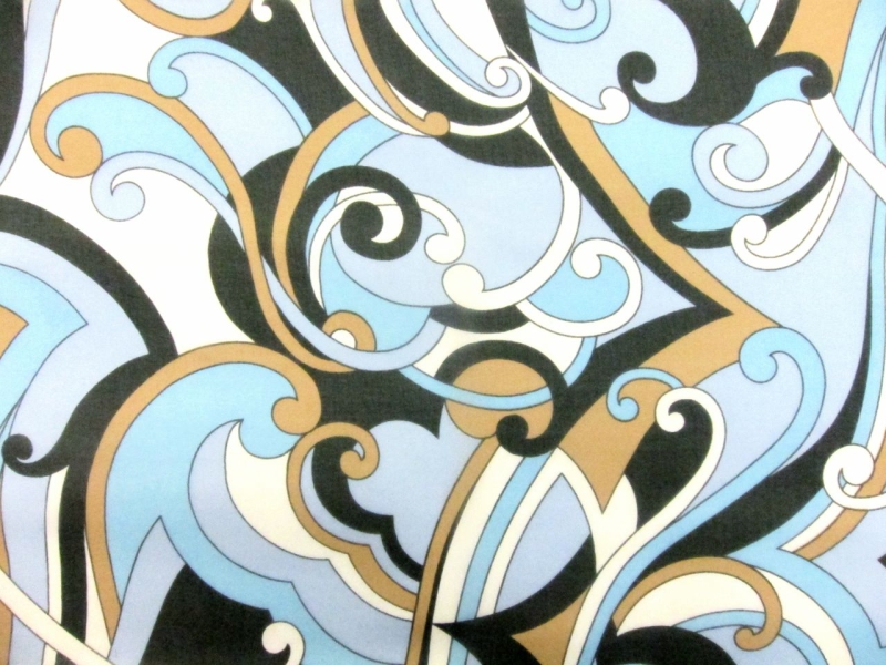 Printed Silk Chiffon0