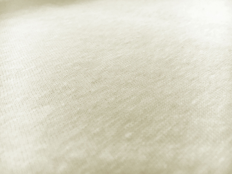 Hemp and Organic Cotton Jersey in Ecru0