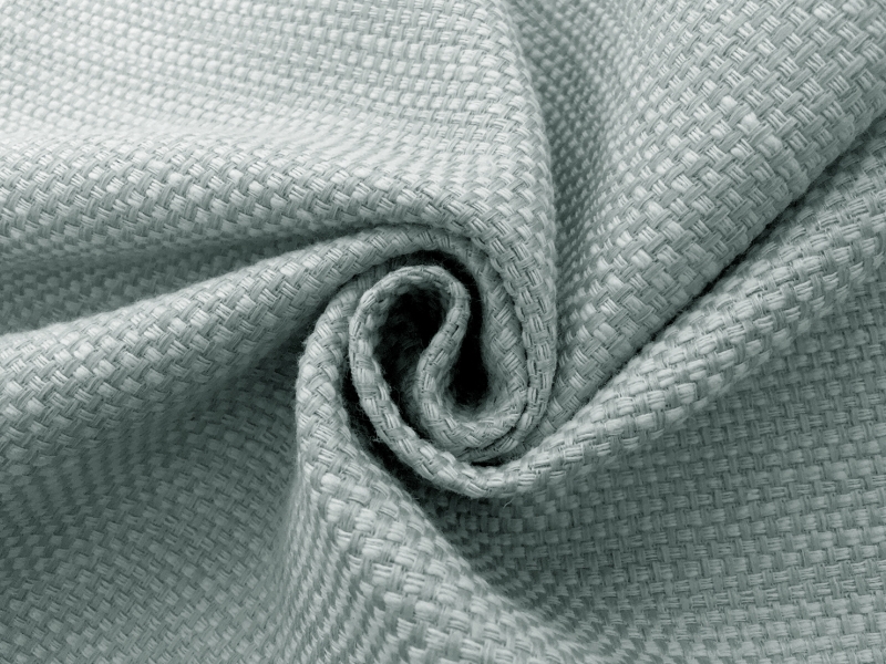 Cotton Blend Basketweave Upholstery in Serenity Blue1