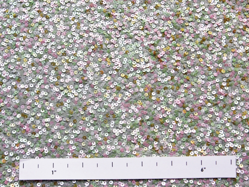 Sequins on Silk Chiffon1