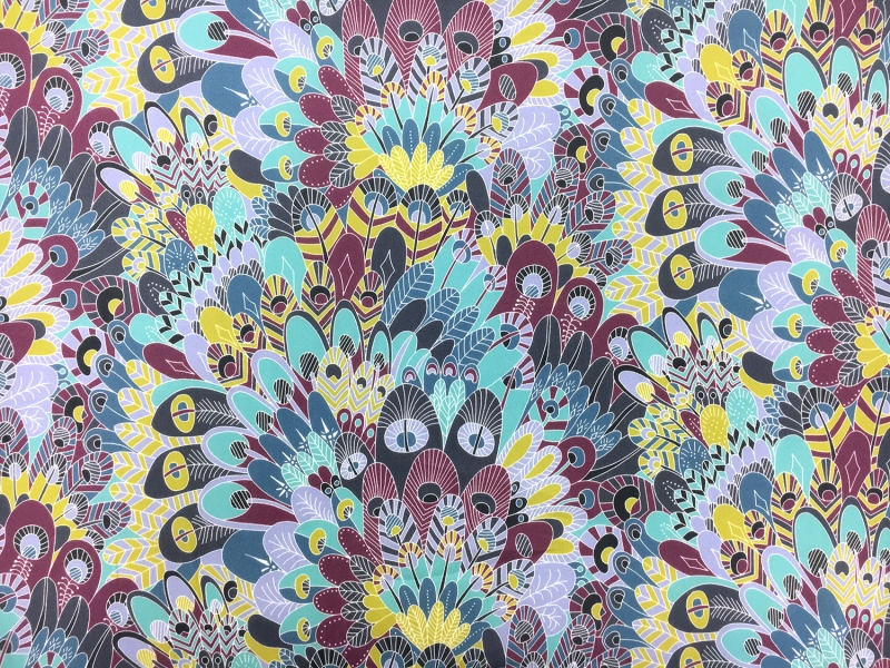 Liberty of London Cotton Lawn Feather Print0