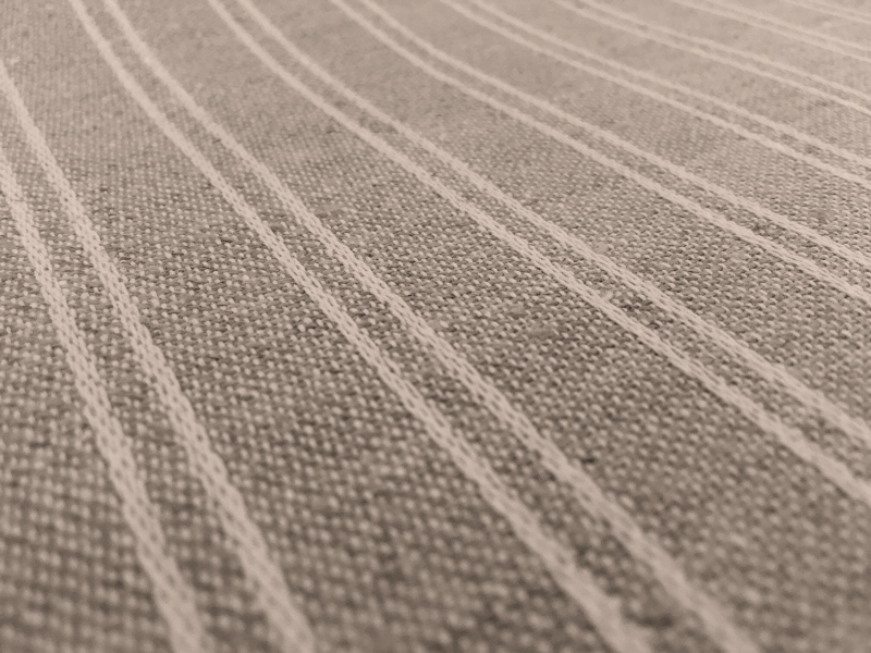 Linen Cotton Poly Striped Upholstery2