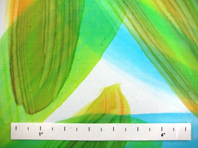 Hand Painted Silk Chiffon1