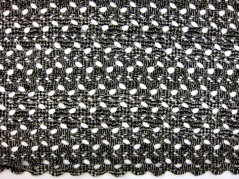 Printed Polyester Crochet Lace0