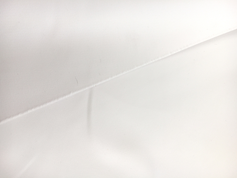 Double Face Polyester Twill Back Satin in White0