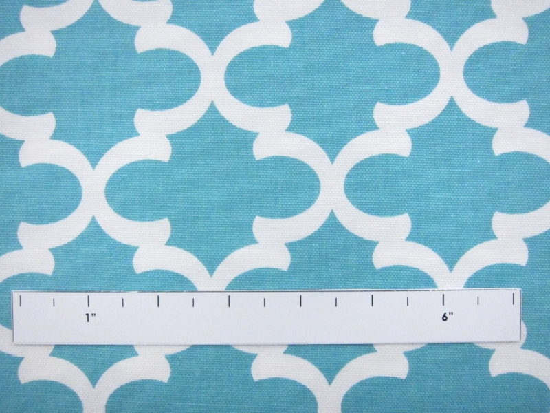 Cotton Canvas Lantern Tiles Print1