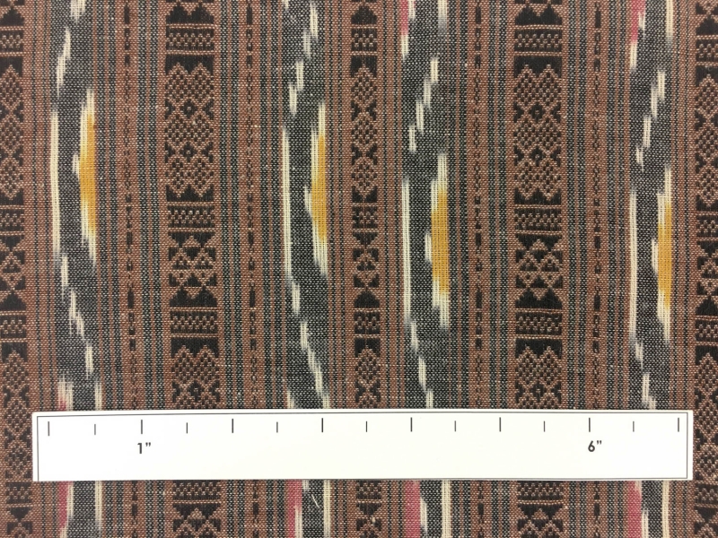Cotton Ikat With Stripes1