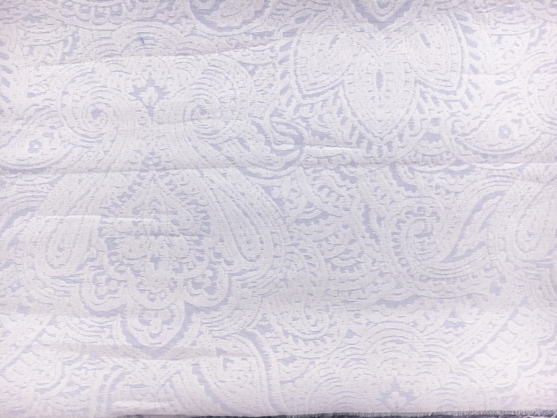 Indian Silk Brocade with Faint Paisley Patterns0