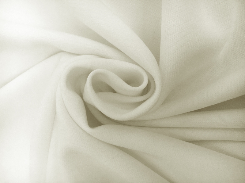 Poly Rayon Spandex Suiting in Ivory1