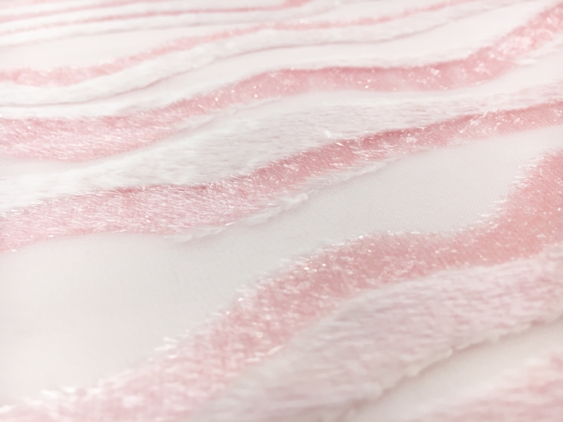 French Silk and Lurex Burnout Velvet with Large Waves2