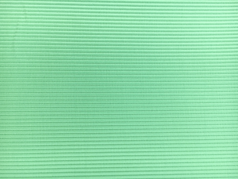 Italian Cotton and Acetate Ottoman in Turquoise0