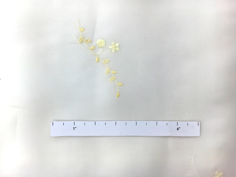 Silk Satin Organza with Degradé Embroidery2