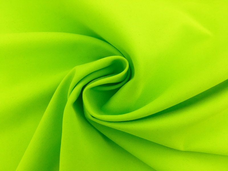 Water Repellent Microfiber in Hot Lime1