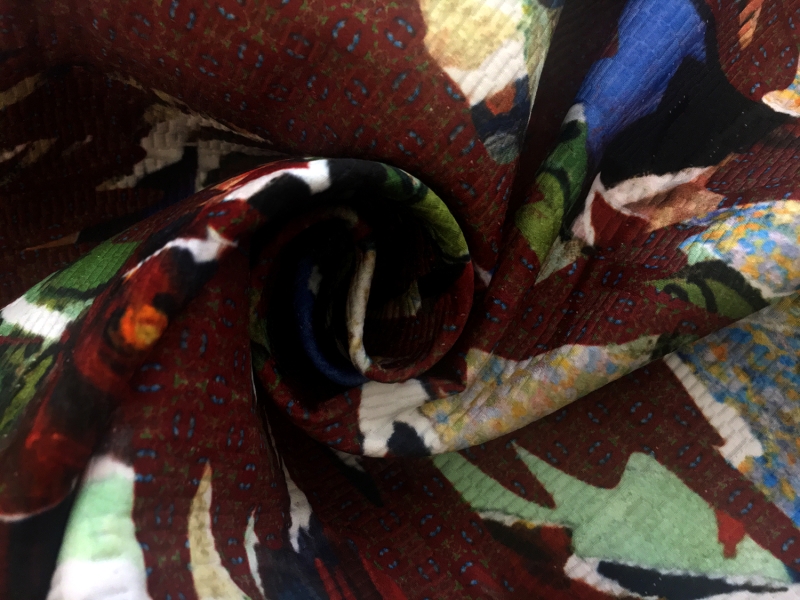 Max Mara Italian Cotton Nylon Novelty1