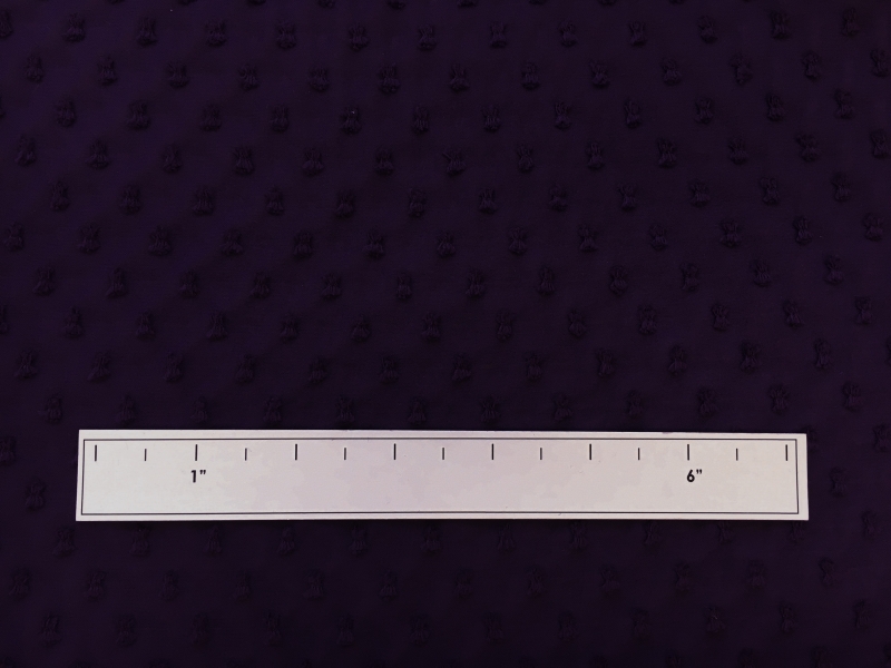 Silk and Cotton Swiss Dot Chiffon in Purple2