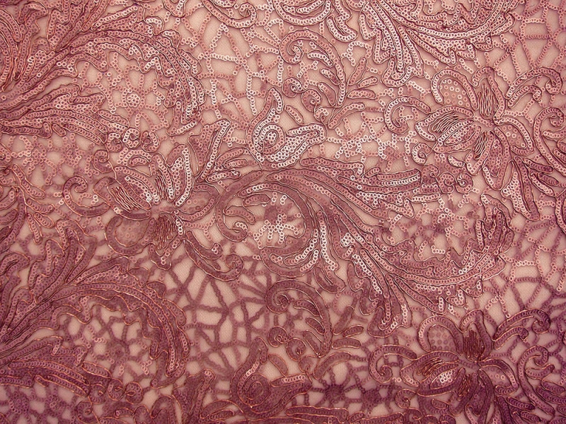 Tulle with Sequins and Cording0