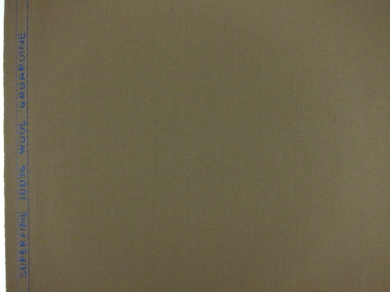 Wool Gabardine in Sand 0