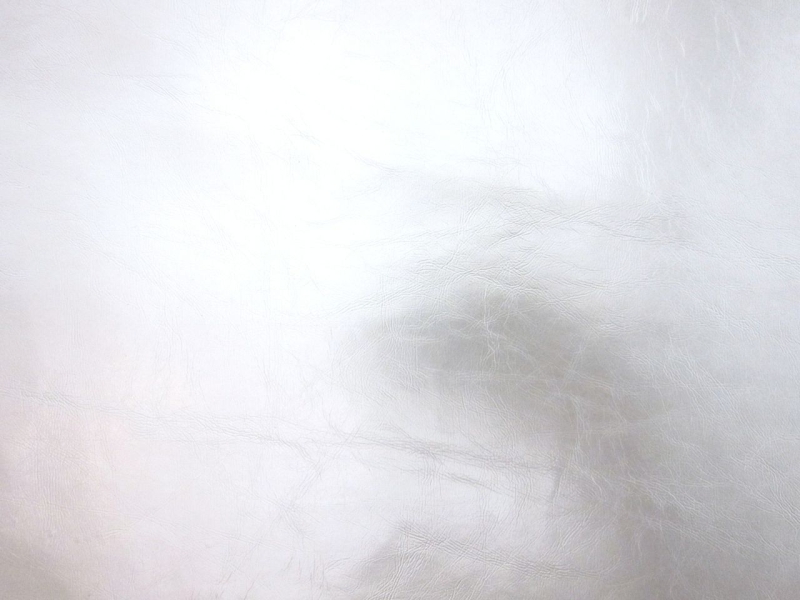 Metallic Faux Leather in Silver0