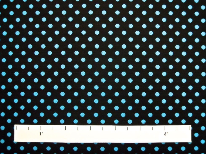 Polyester Rayon Blend Polka Dot Brocade1
