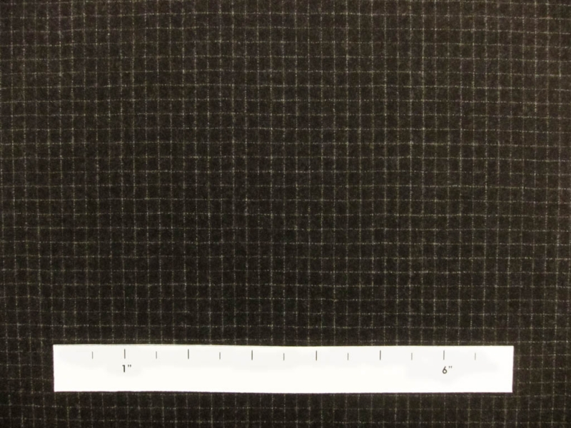 Virgin Wool Lycra Flannel Grid1