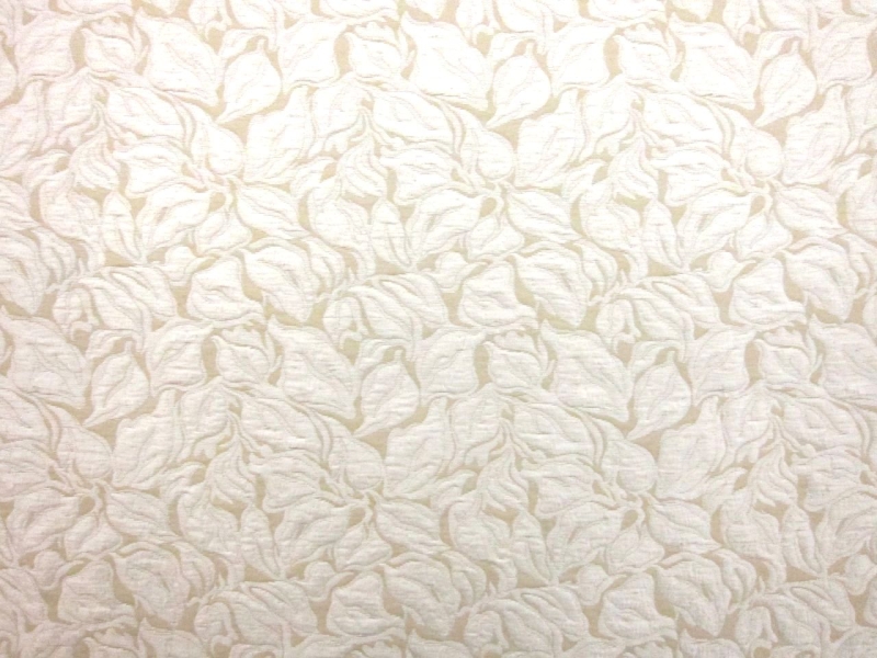 Cotton Rayon Blend Raffia Matelassé0