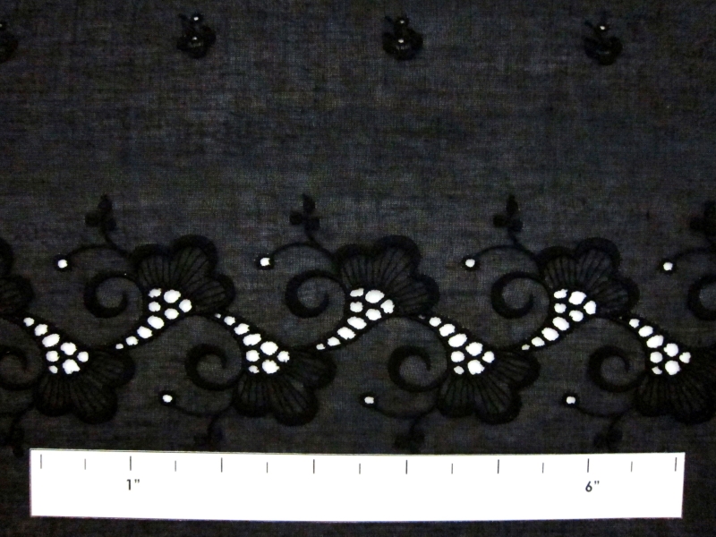 Embroidered Cotton Voile Eyelet2