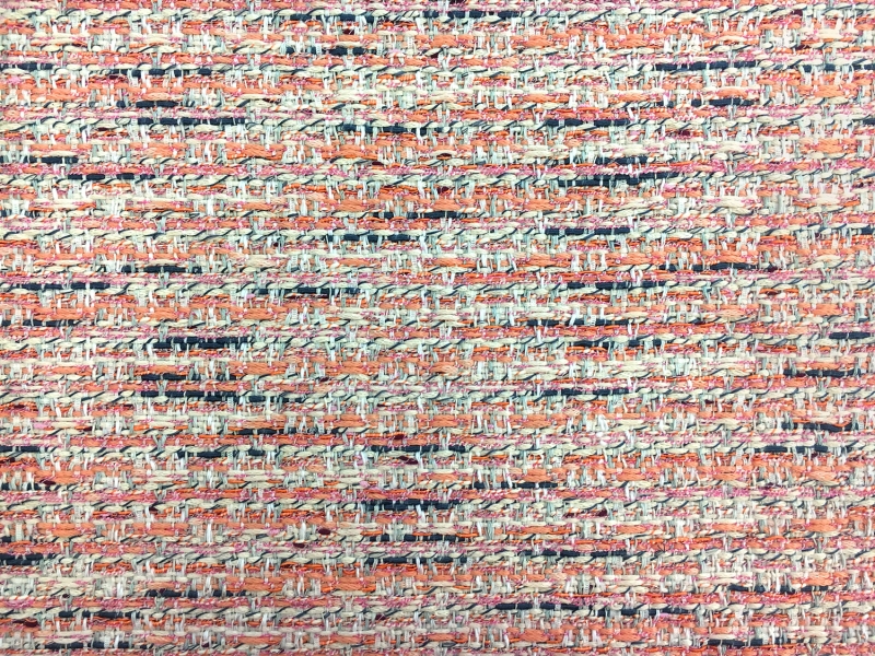 Lesage Cotton Blend Tweed in Cantaloupe 0