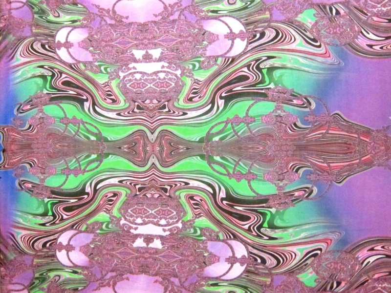 Printed Silk Chiffon Panel0