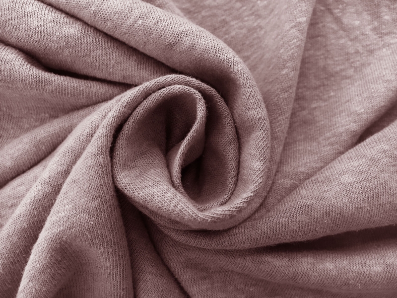 Hemp and Organic Cotton Jersey in Mauve1