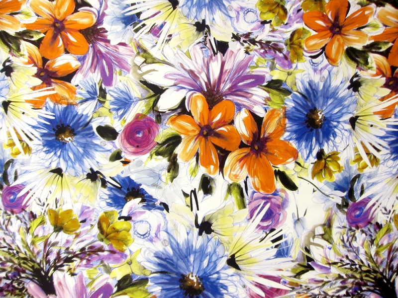 Printed Silk Habutai0