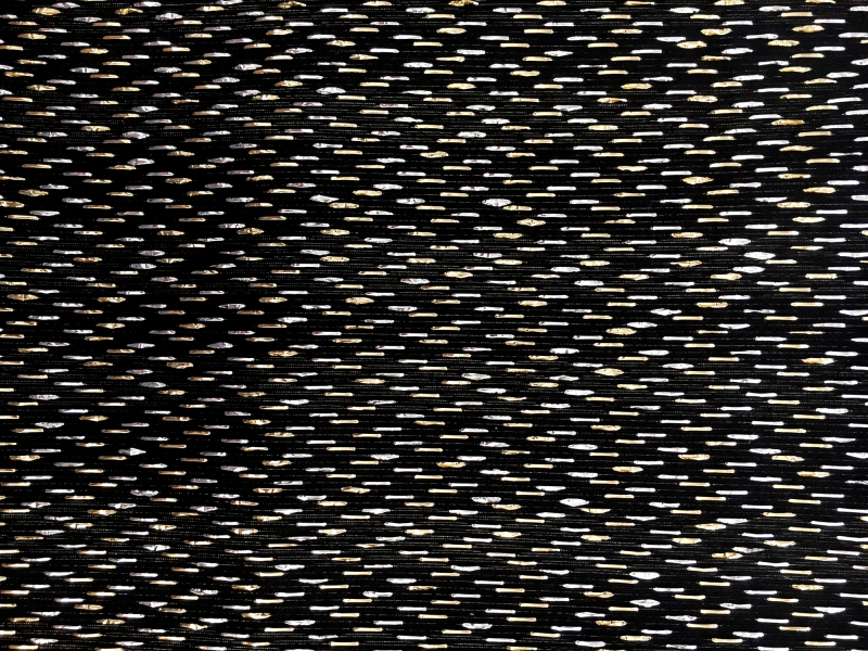 Silk and Cotton Blend Metallic Raffia1