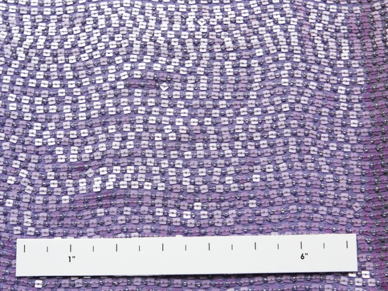 Sequins on Silk Chiffon1