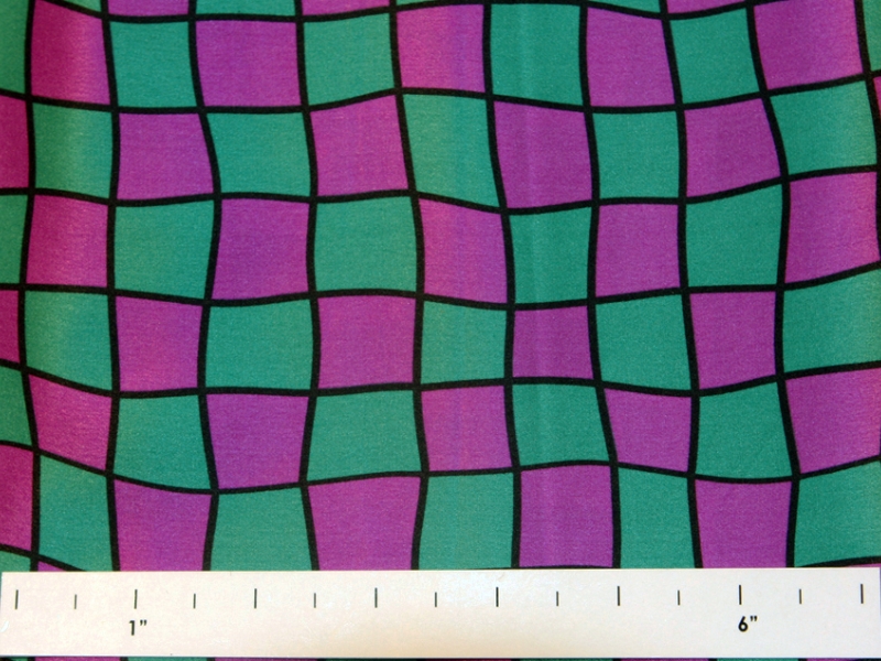 REDUCED Printed Silk Charmeuse0