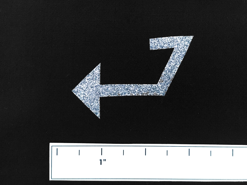 Heat Transfer Polyester Glitter Adhesive in Light Blue4