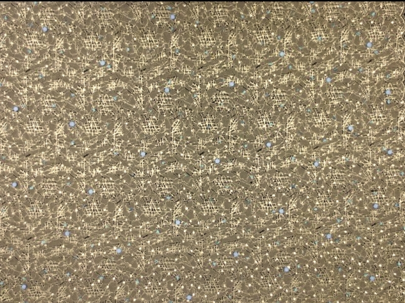 Beaded Metallic Chantilly Lace3