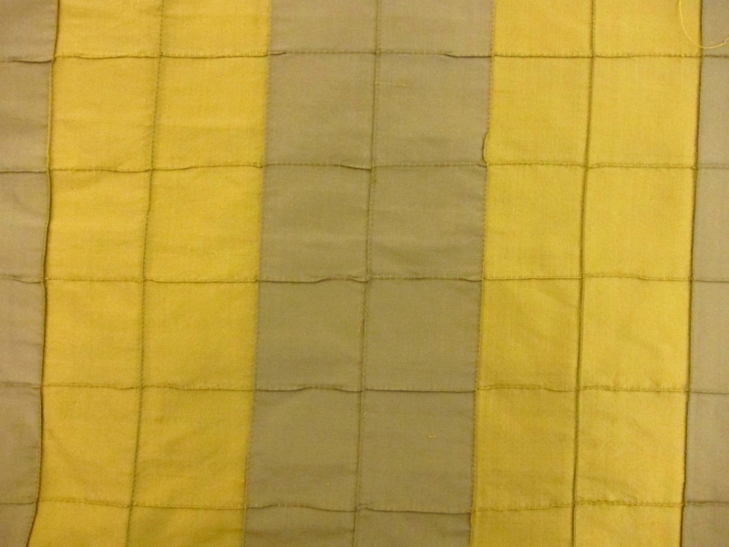 Iridescent Tucked Silk Shantung0