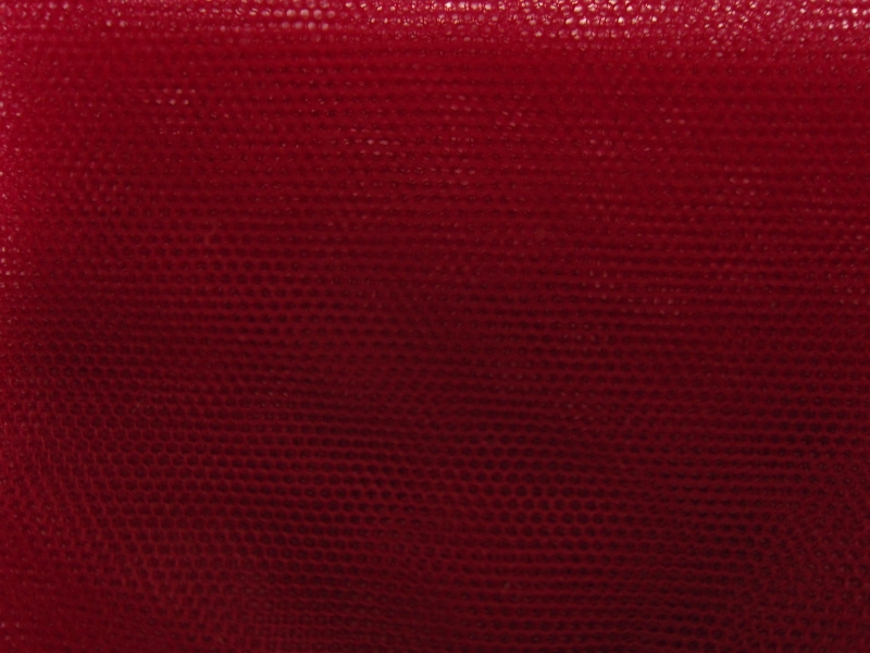 Italian Nylon Tulle in Bordeaux0