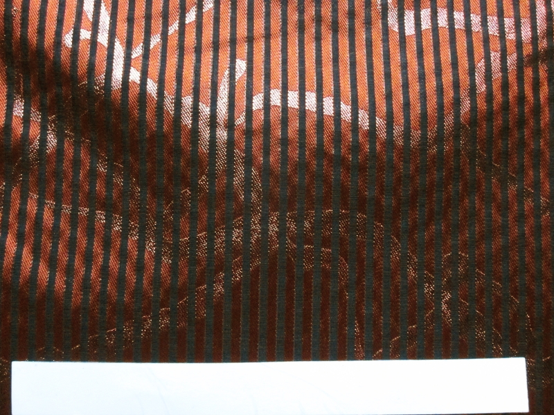 Silk Blend Metallic Stripe Organza1