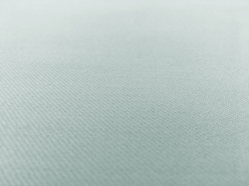 Italian Wool Satin Faille in Aquamarine2