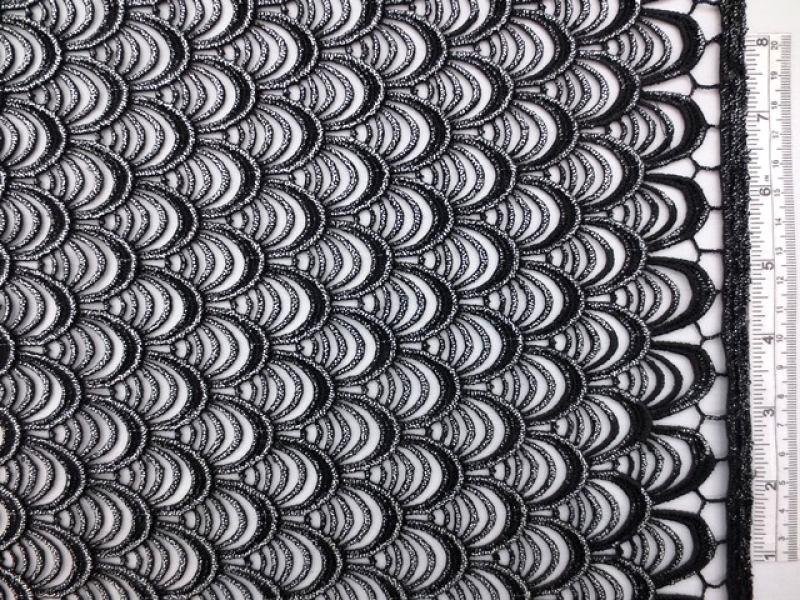 Metallic Guipure Lace0