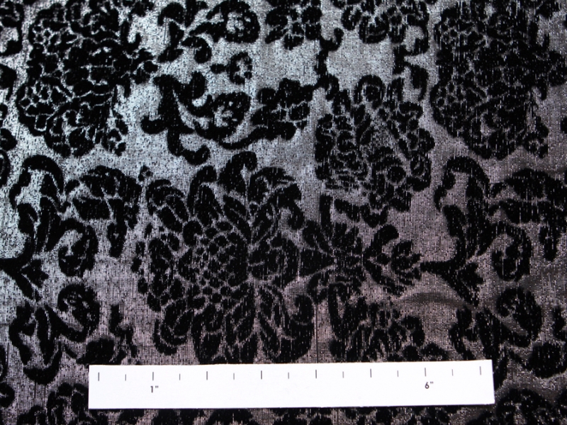 Silk Rayon Lurex BurnOut Velvet1