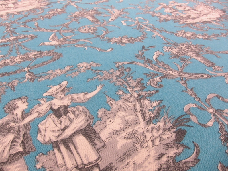 Cotton Toile de Jouy Print2