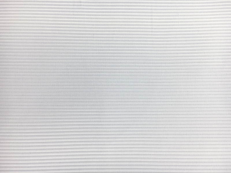 Italian Cotton and Acetate Ottoman in Grigio0