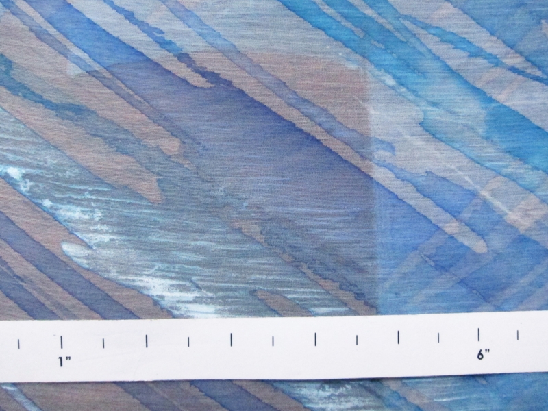 Hand Painted Silk Organza1