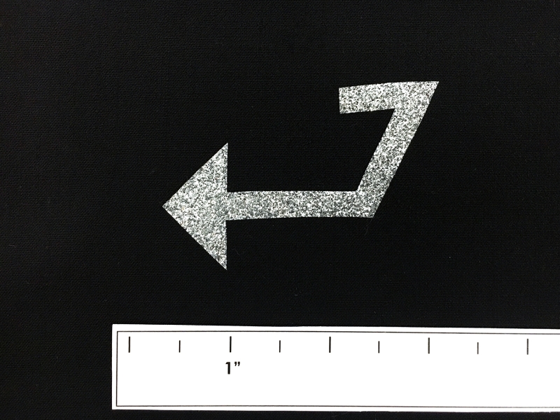 Heat Transfer Polyester Glitter Adhesive in Silver4